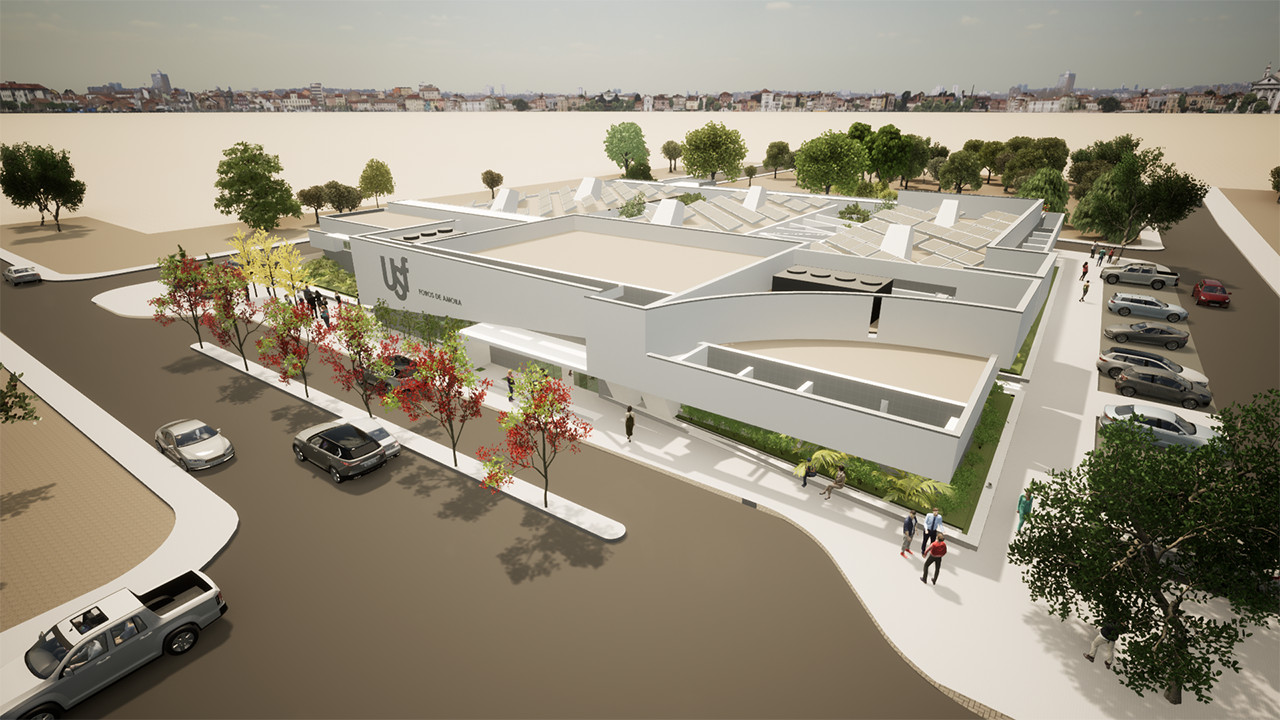 Construção da nova Unidade de Saúde dos Foros de Amora