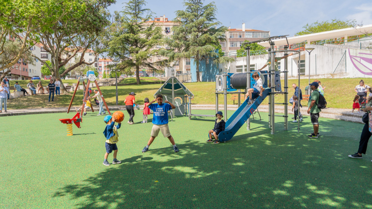 Inauguração da requalificação do Espaço de Jogo e Recreio do Parque das Galeguinhas