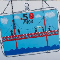 Inauguração de mural da Escola Secundaria de Amora