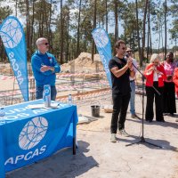 25/04/24 | Lançamento da 1.ª pedra do CACI da APCAS | Quinta do Pinhão